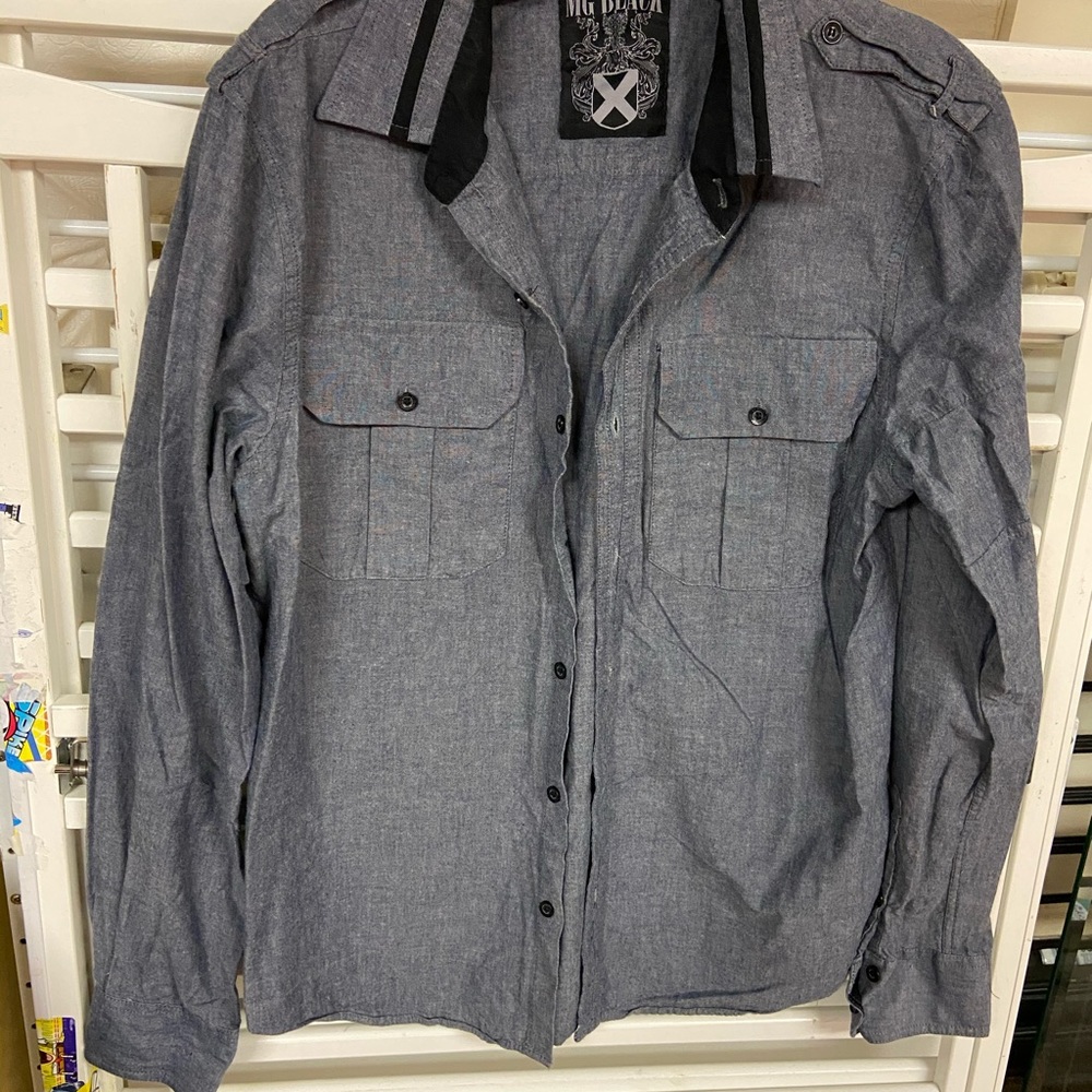 Cotton button down shirt for men, designer